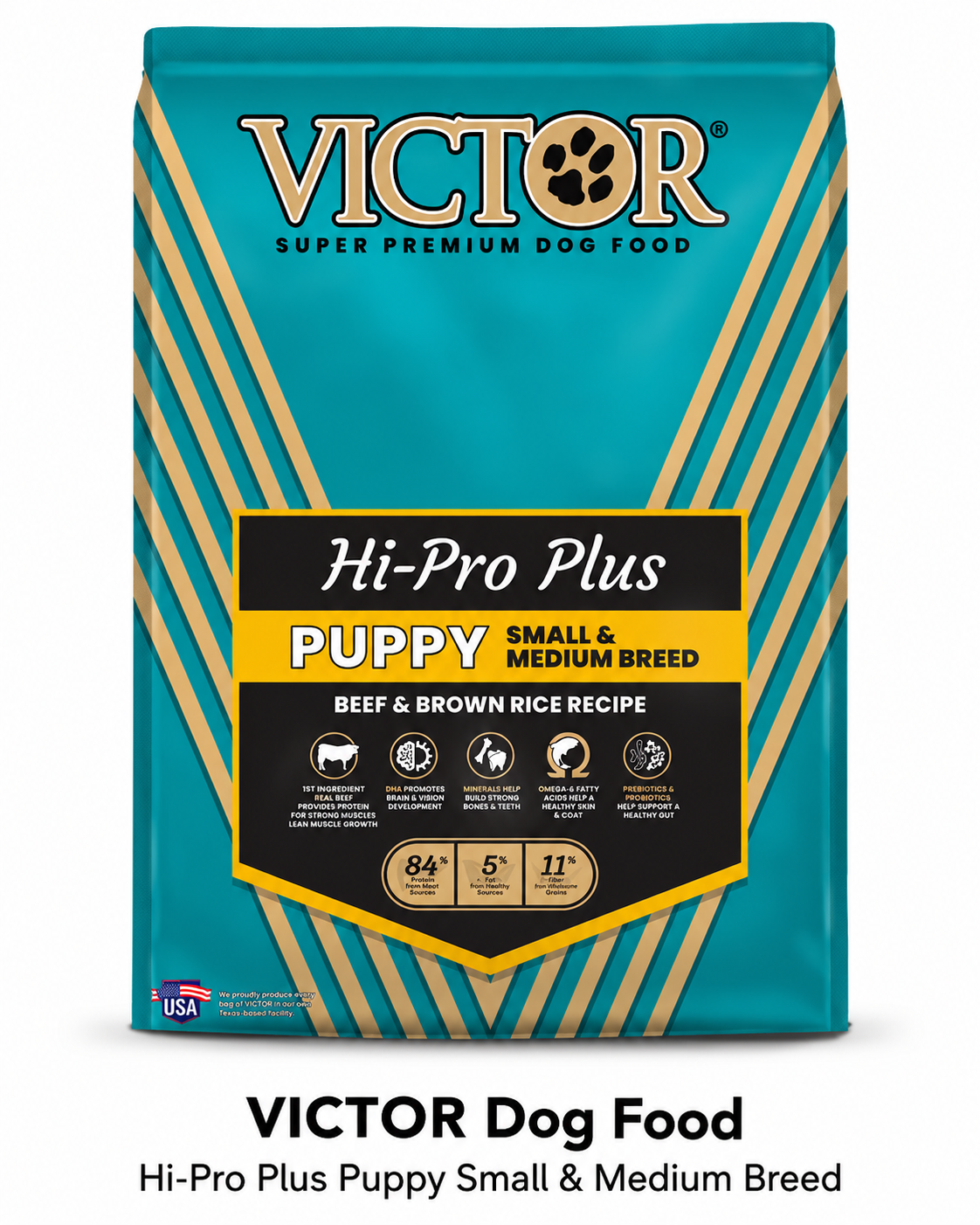 VICTOR Hi-Pro Plus Small & Medium Breed Puppy 30/18 Dog Food- 30lbs