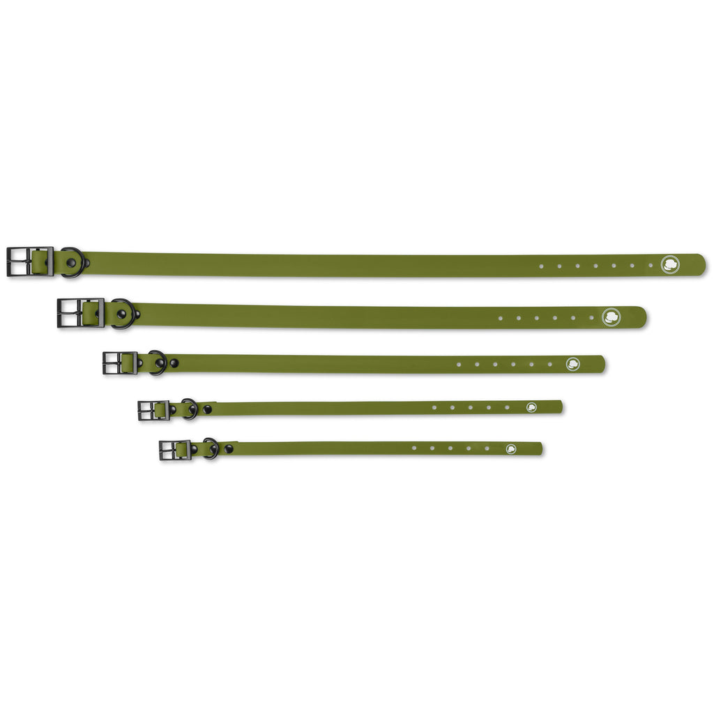 The Modern Dog Company - Olive Green Collar (Weather + Odor Resistant)