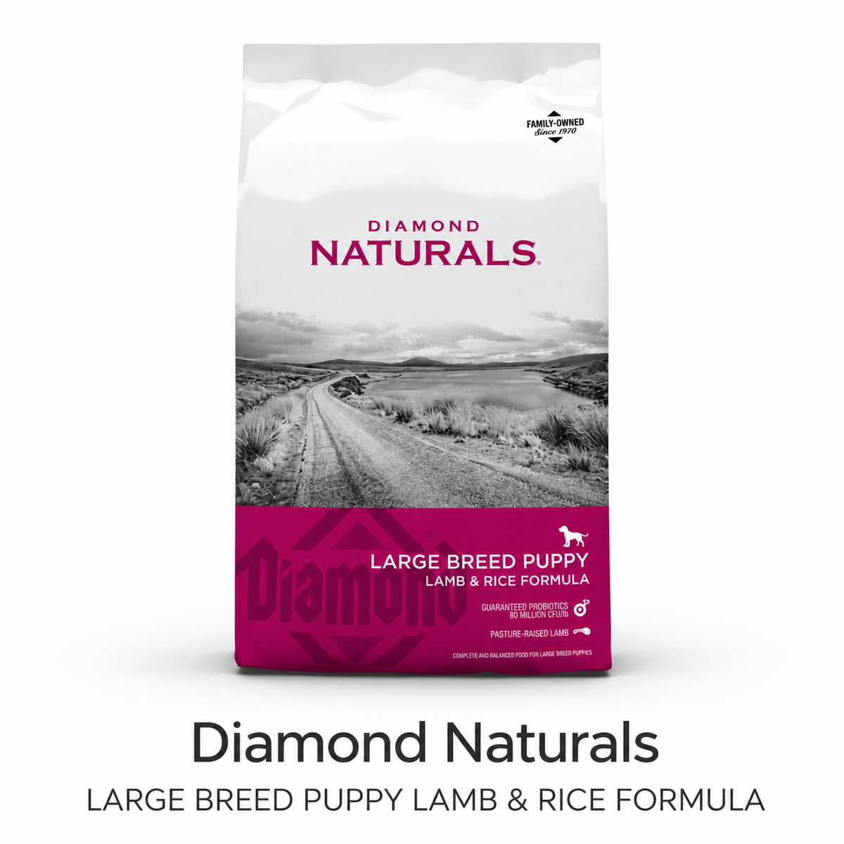 Diamond Naturals Large Breed Puppy Lamb & Rice 27/15- 40lbs