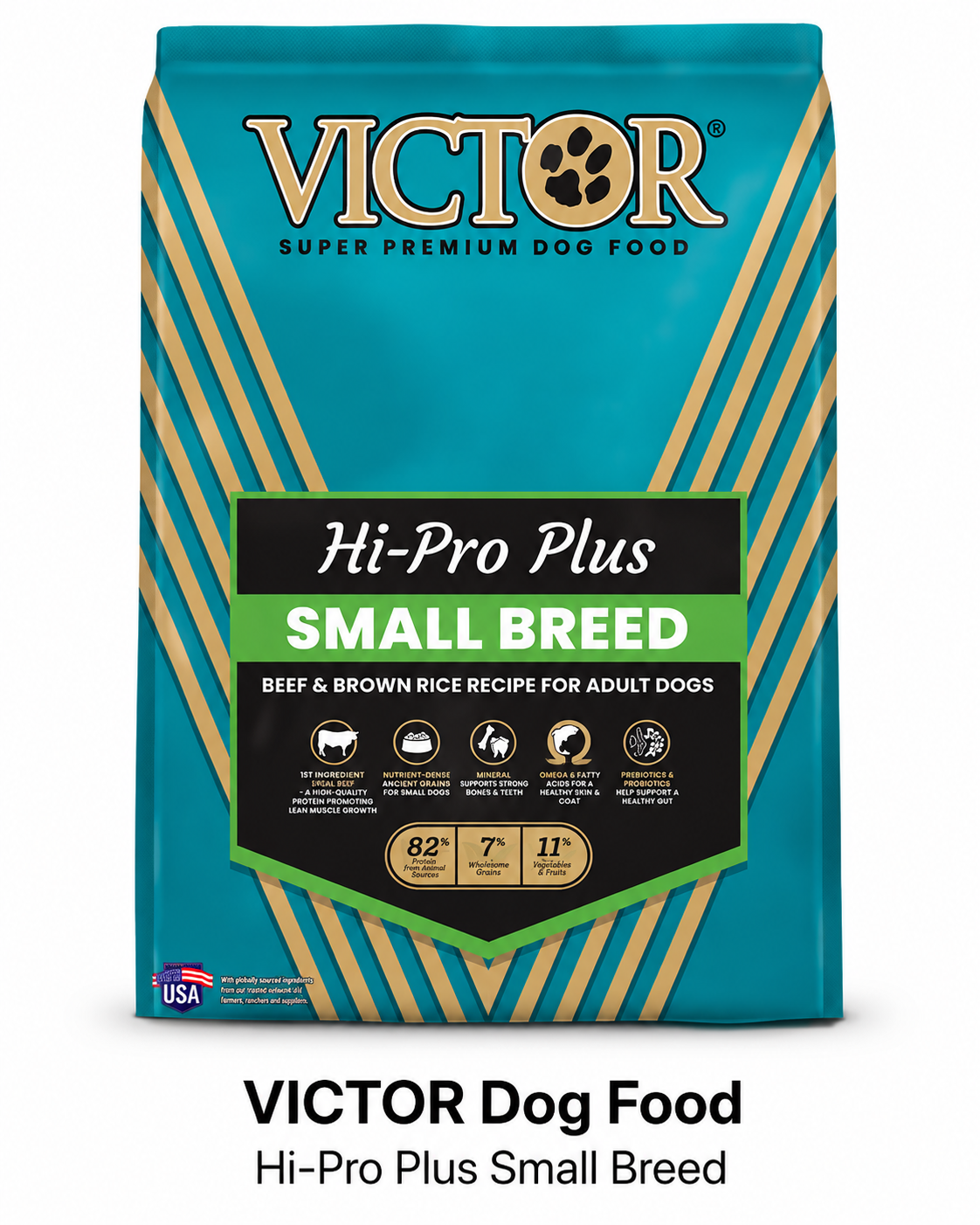 VICTOR Hi-Pro Plus Small Breed Adult 30/14 Dog Food- 15lbs