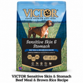 VICTOR Sensitive Skin & Stomach Beef Meal & Brown Rice 26/14 Dog Food- 30lbs