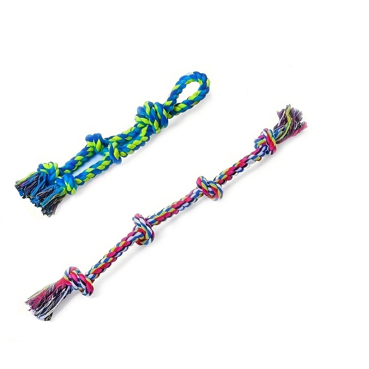Tough Dog Rope Toys For Aggressive Chewers, Tough Tug Of War Dog Toys For Large, Medium & Small Dogs