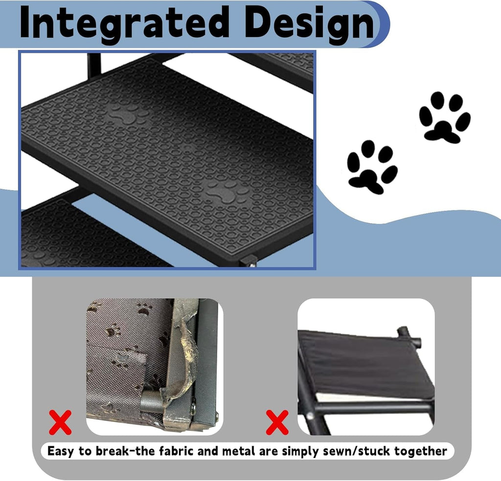 Dog Stairs for Car Foldable Pet Steps Heavy Duty Large Dogs 5 Step