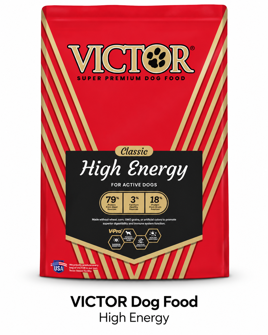 VICTOR High Energy 24/20 Dog Food- 50lbs