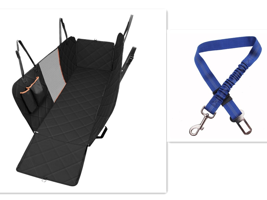 Waterproof Dog Car Seat Cover Hammock — Mesh, Anti-Slip