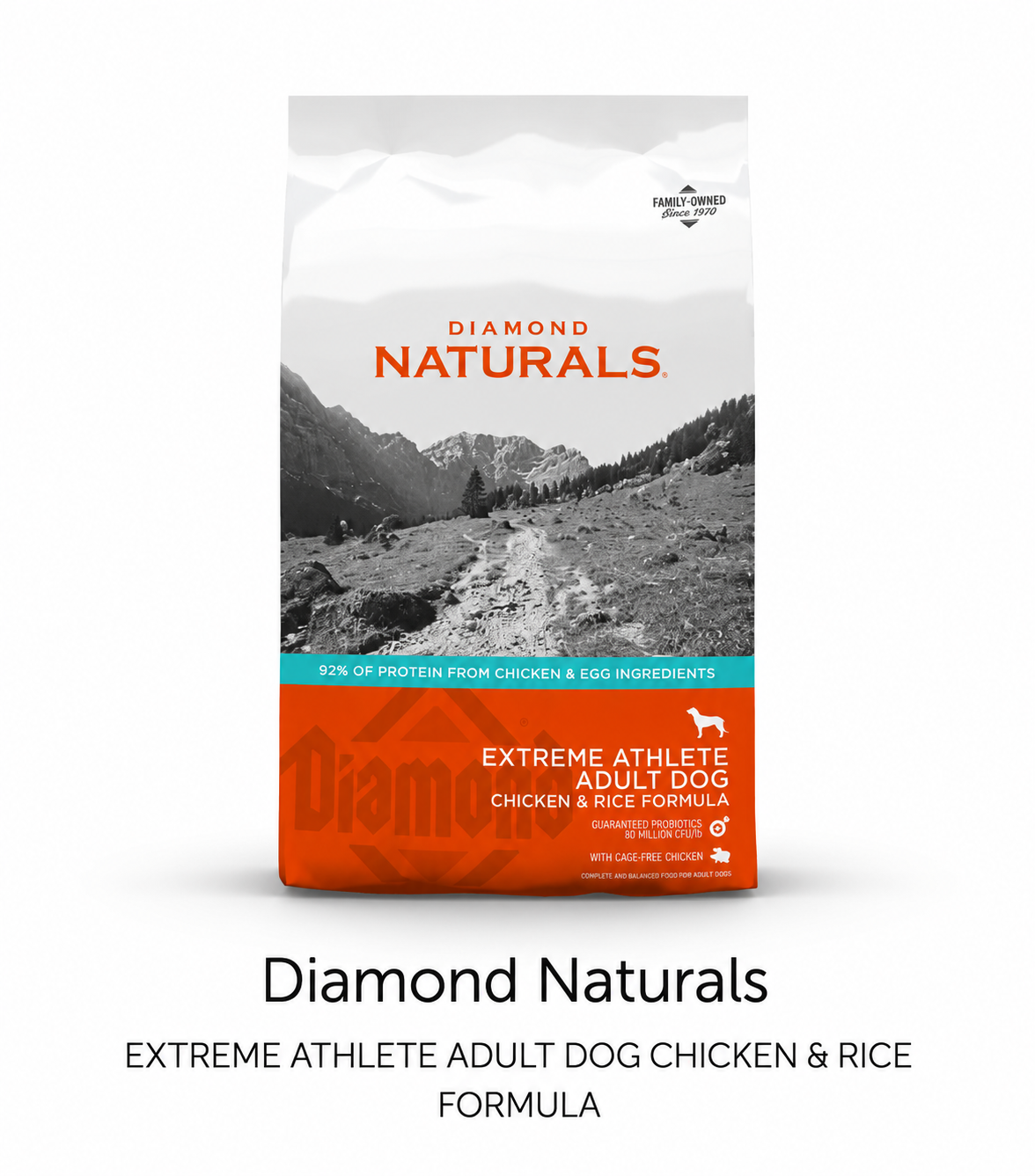 Diamond Naturals Extreme Athlete Chicken & Rice 32/25- 40lbs