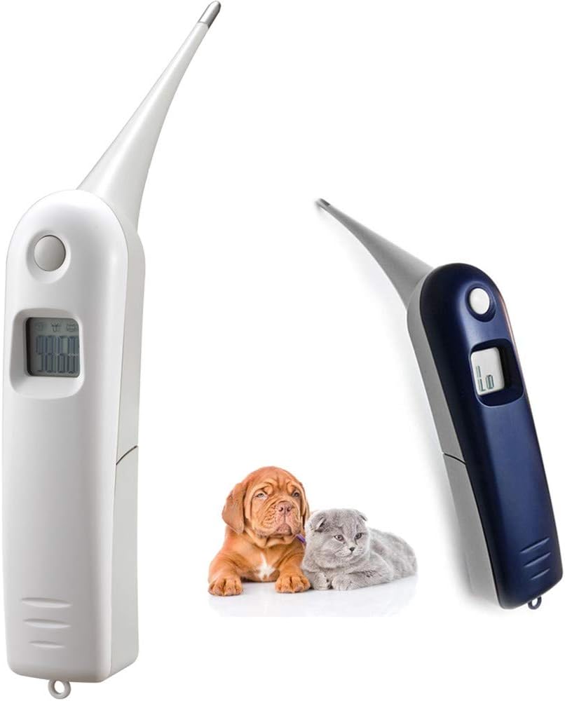 Pet Thermometer Digital Fast Accurate Dog Cat Small Pets Rectal Vet