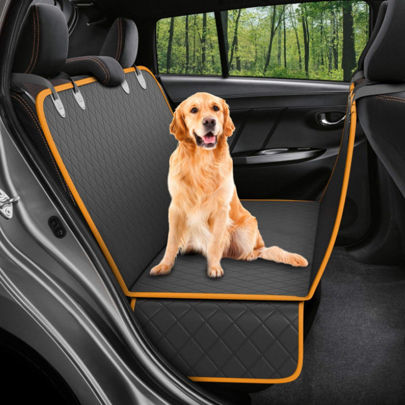 Waterproof Dog Car Seat Cover Hammock — Mesh, Anti-Slip