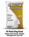 Hi-Point Golden Mini Chunk 18/7 Dog Food- 40lbs