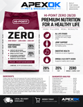 HIGH POINT ZERO Dog FoodPerformance 28/20 Adult and Puppy Dog Food -50 LBS