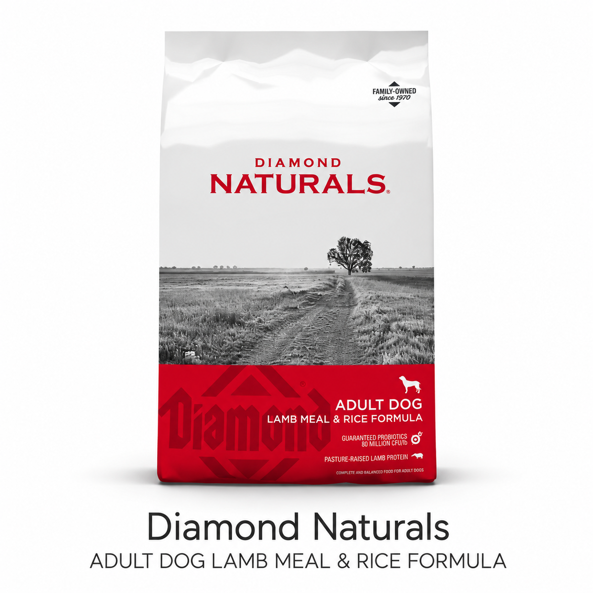 Diamond Naturals Adult Lamb Meal & Rice 23/14- 40lbs