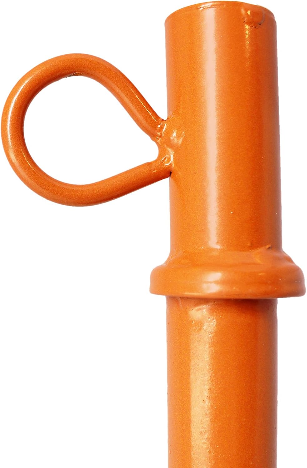 Boss Pet Interlocking 360 Tie Out Dog Stake 26" Heavy Duty Steel Orange