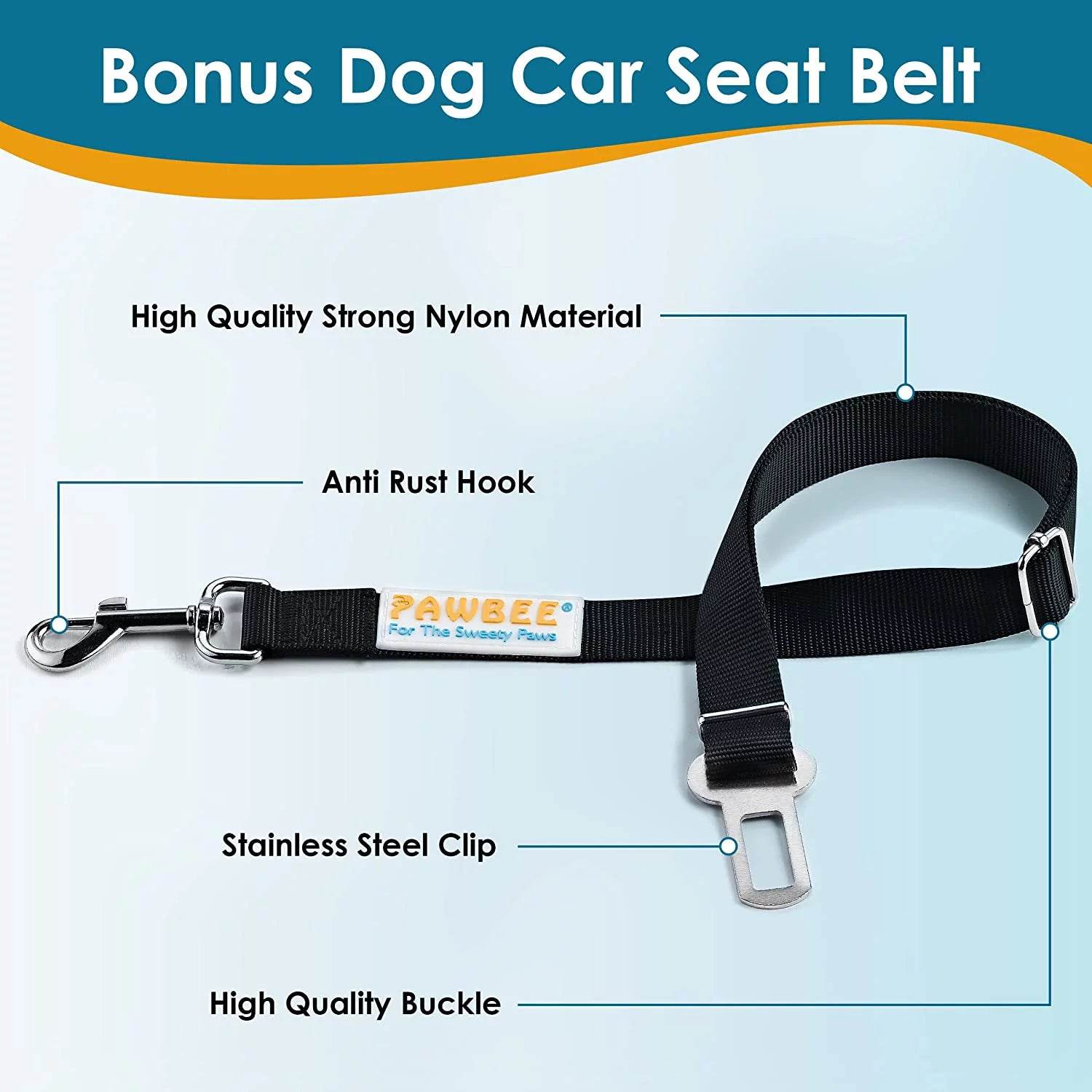 Luxury Dog Car Seat Cover Hammock – Waterproof, Non-Slip & Travel-Ready | The Max & Rex Collection
