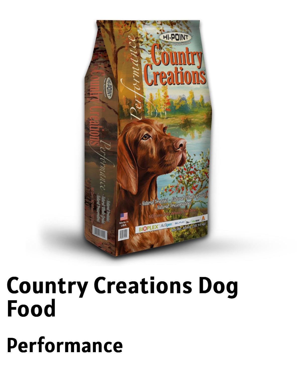 Hi-Point Country Creations Performance 30/20 Dog Food- 40 lbs