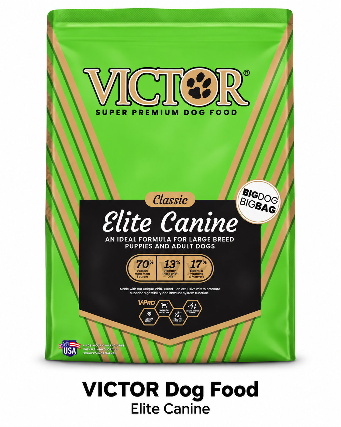 VICTOR Elite Canine 25/14 Dog Food- 50lbs