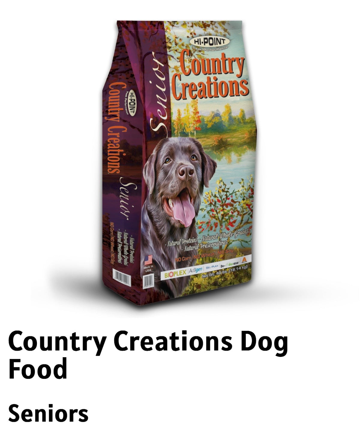 Hi-Point Country Creations Senior 24/11 Dog Food- 40 lbs