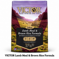 VICTOR Lamb Meal & Brown Rice Formula 24/12 Dog Food- 40lbs