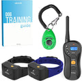 Dog Training Collar Remote Beep Vibration Shock Waterproof 1 or 2 Dogs