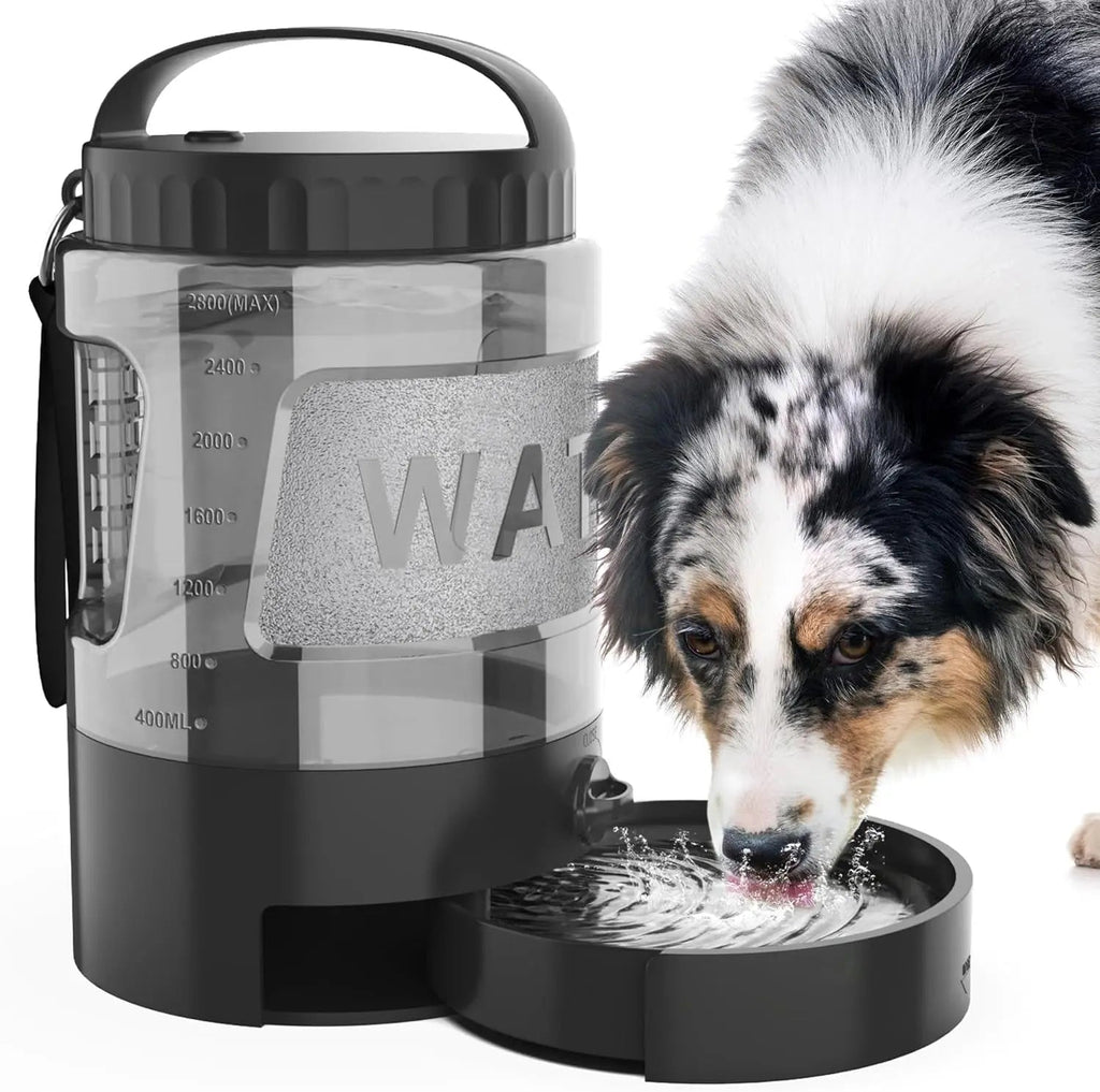 Portable Dog Travel Water Bottle Leak Proof Bowl for Hiking Large Dogs