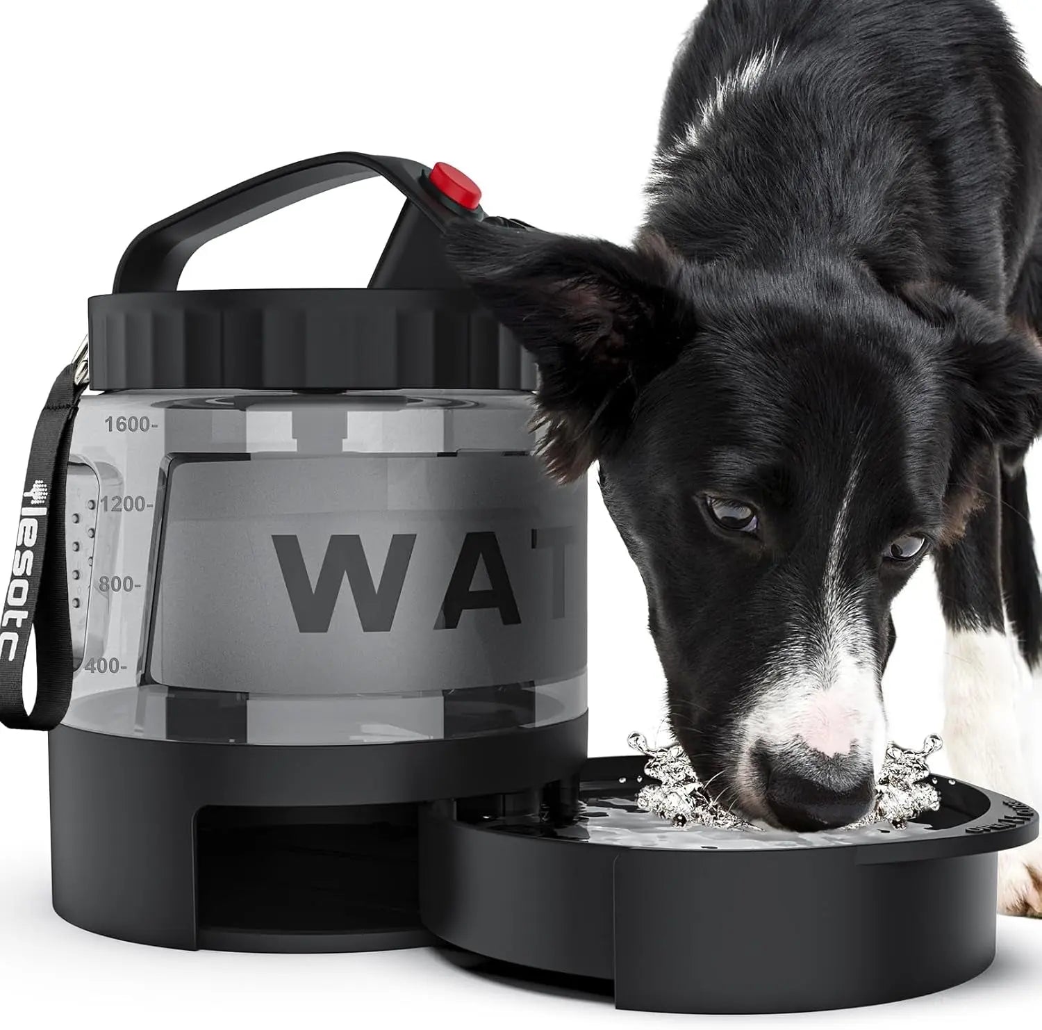 Portable Dog Travel Water Bottle Leak Proof Bowl for Hiking Large Dogs