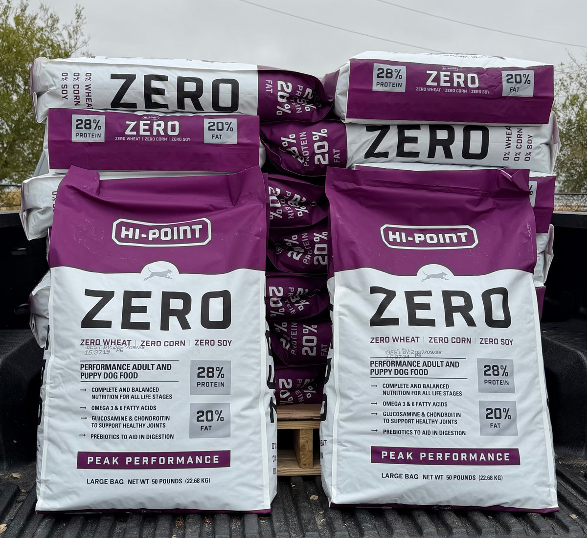 HIGH POINT ZERO Performance 28/20 Adult and Puppy Dog Food -50 LBS