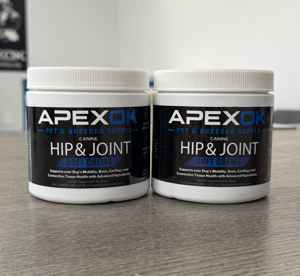 APEXOK Hip & Joint Supplement- 120 Soft Chews (2 Pack)