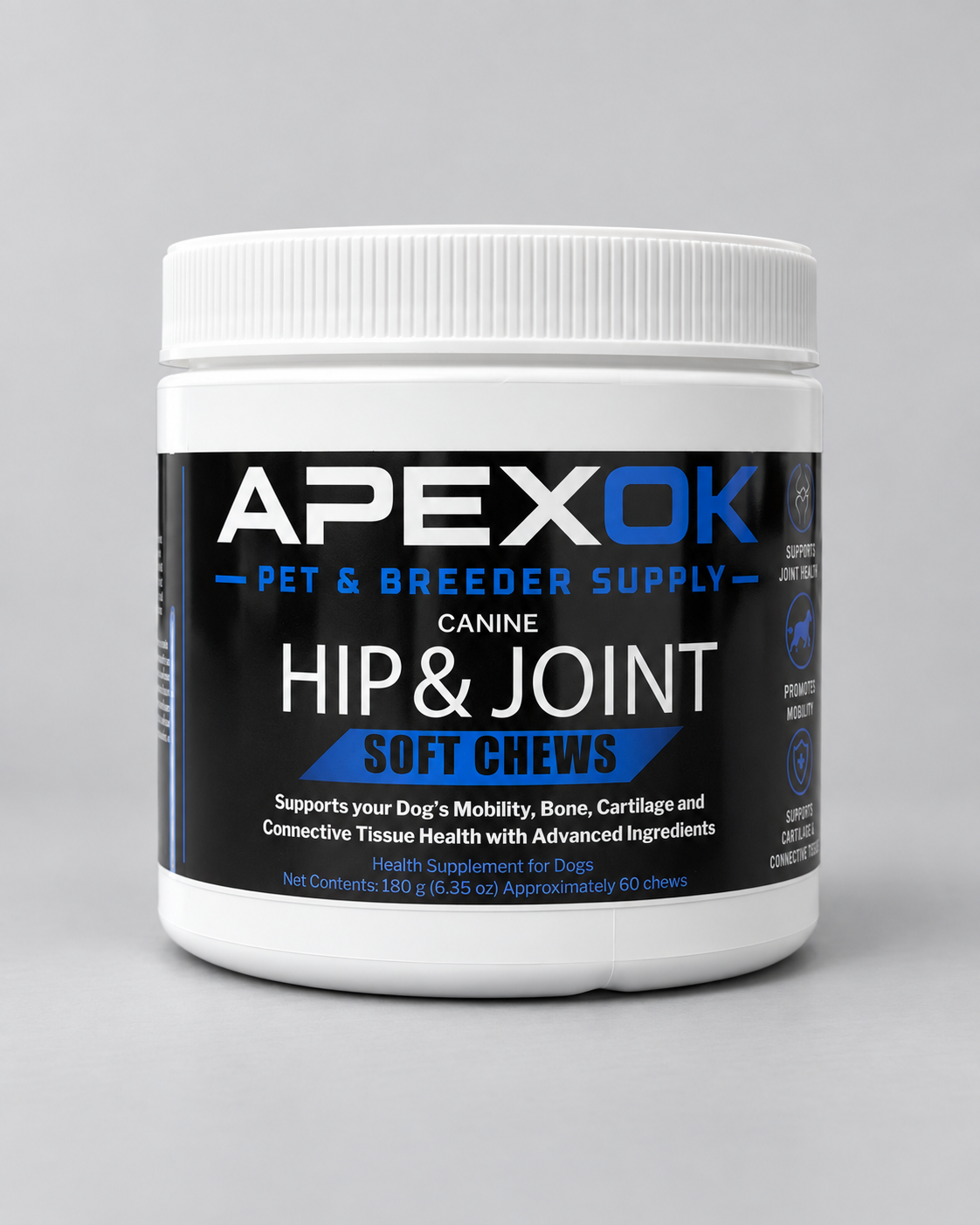 APEXOK Hip & Joint Supplement- 60 Soft Chews