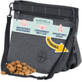 Katziela Expandable Pet Treat Pouch - Hands Free Dog Treat Pouch, Quick Access Magnet Closure - Anti Spill Dog Treat Bag - Treat Pouches for Pet Training, Adjustable Shoulder Strap & Belt Clip