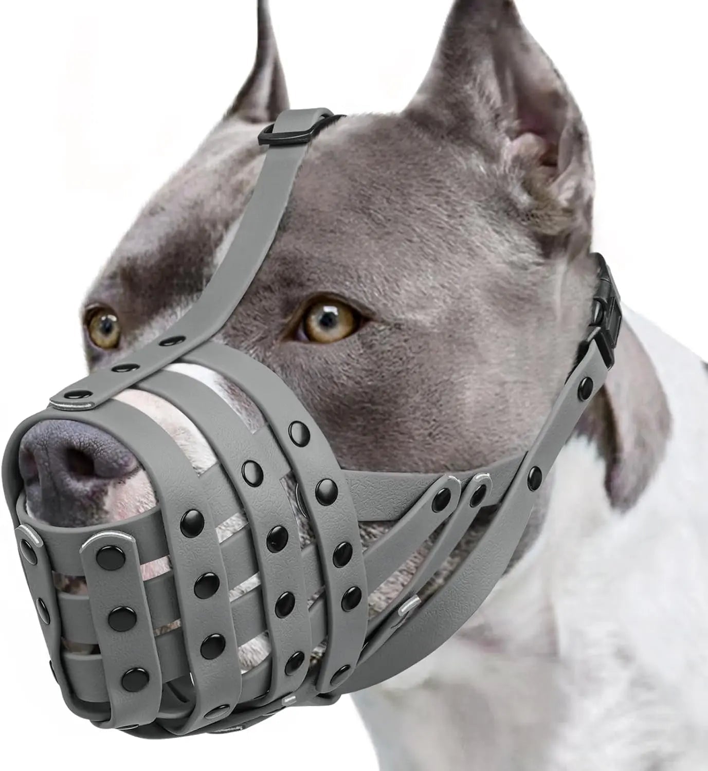 Lightweight Basket Large Dog Muzzle Adjustable Allows Panting Drinking Training