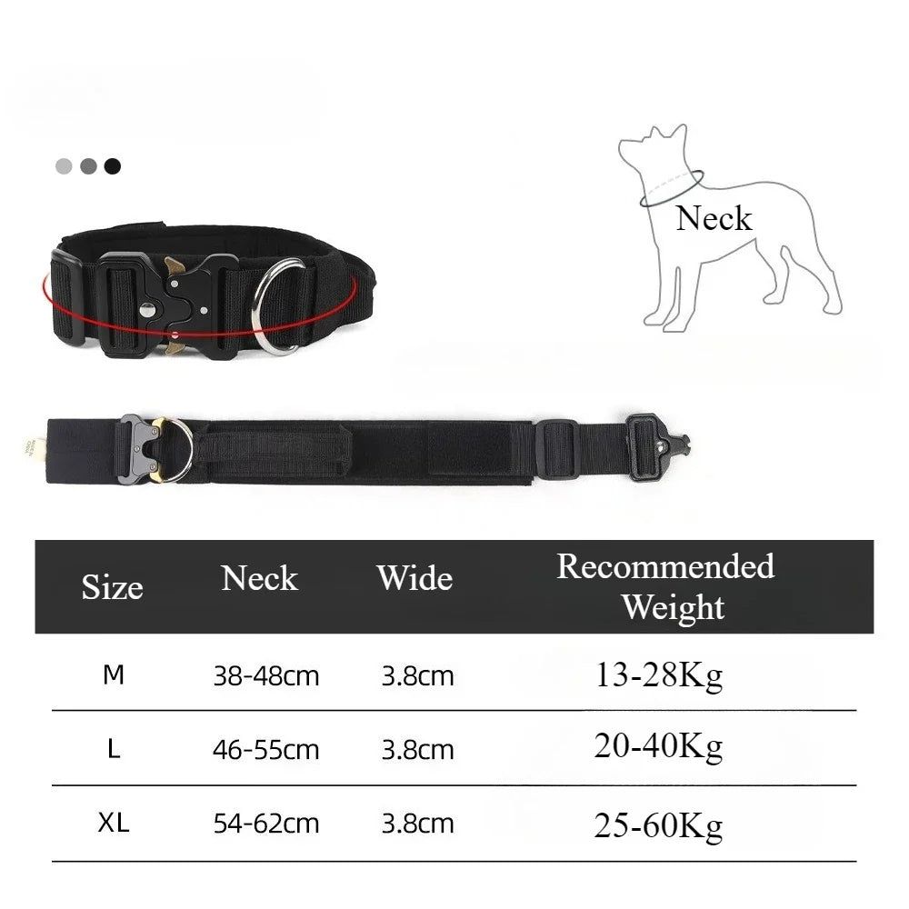 New Adjustable Outdoor Explosion Proof Flushing Tactical Collar Training Tactics Dog Harness Dog Accessories for Large Dogs
