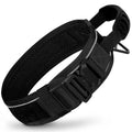 Nylon Durable Dog Collar Military Tactical Pet Training Collars Reflective Necklace With Handle Strong For Medium Large Dogs