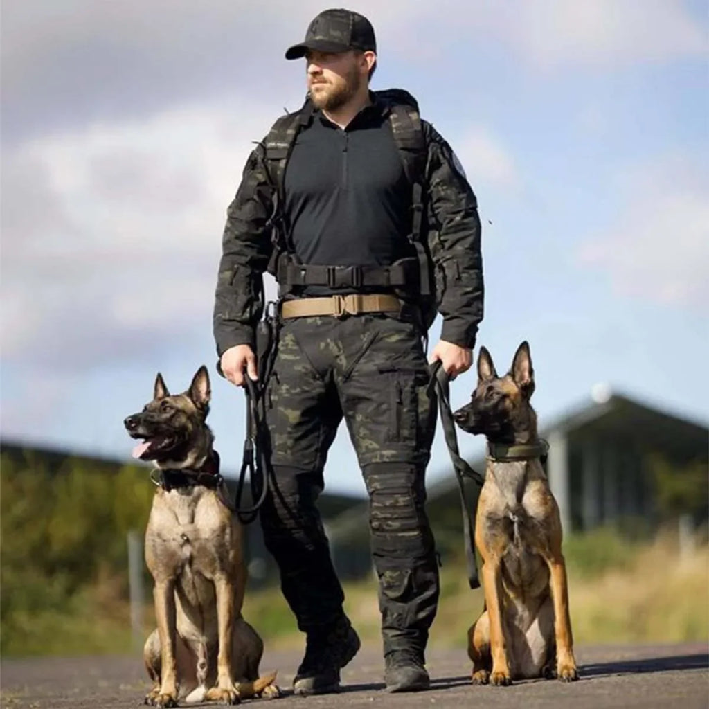 Classic Adjustable Dog Collar, Reflective Training Military Dog Collar, Nylon Heavy Duty Tactical Dog Collar, German Shepherd