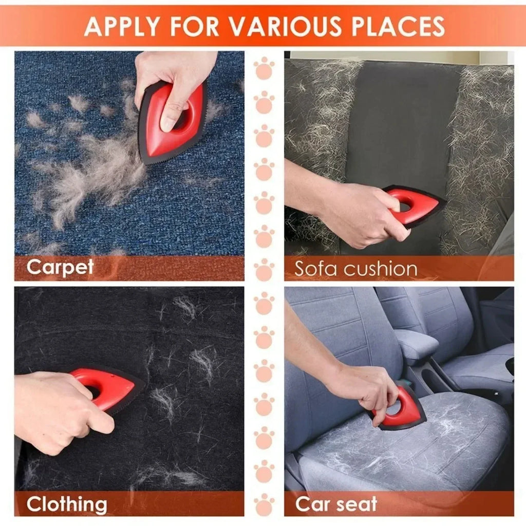 Pet Hair Remover Fur Removal Animal Hair Brush for Couch Car Carpet Cleaning Device Pets Dogs Hair Cleaning Hair Remover Tool