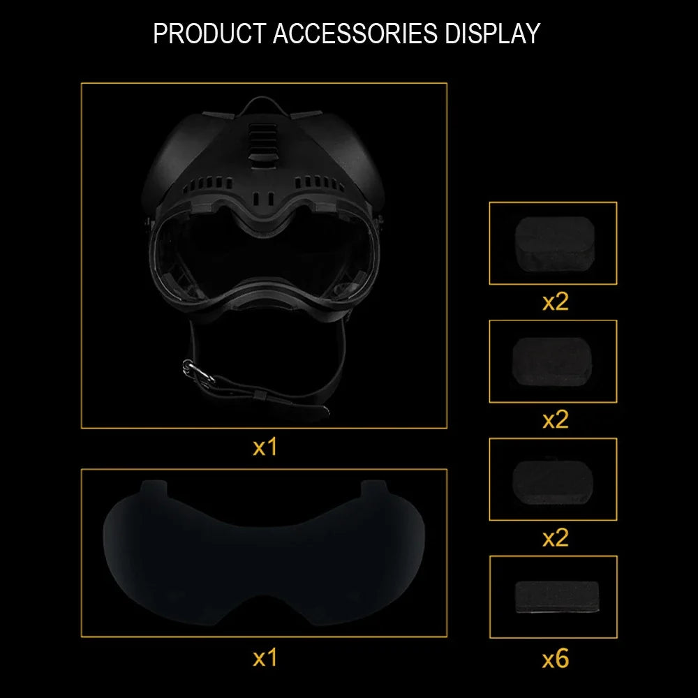 Tactical K9 Dog Helmet With Goggles, Military Protective Helmet For Large Dogs Hunting Motorcycle