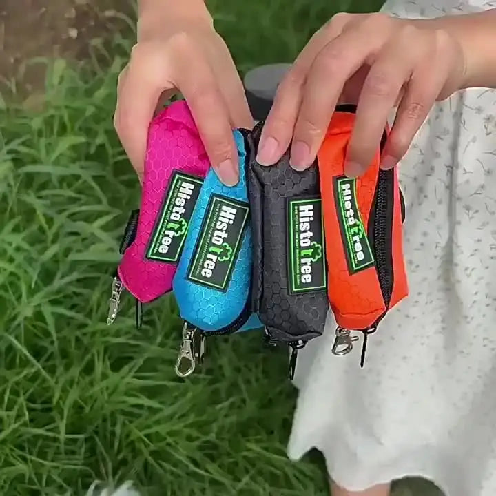 Outdoor Portable Pick Up Poop Bag Holder Dog Poop Waste Bag Pet Puppy Cat Dispenser Garbage Bags Organizer Pet Cleaning Tools