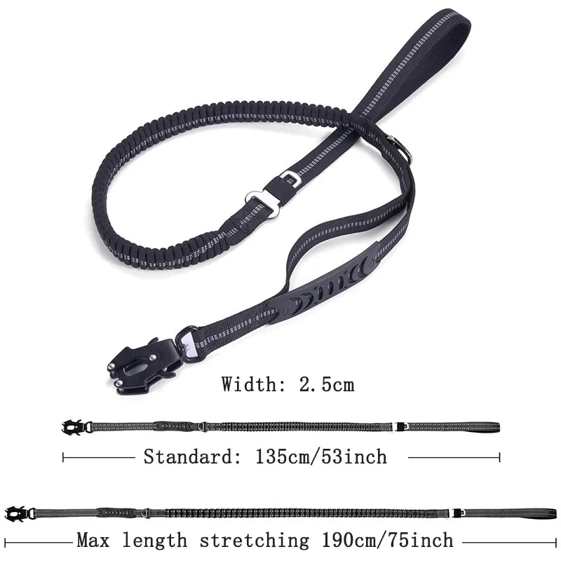 Military-Grade Tactical Dog Collar with Handle Heavy Duty Collar for Medium and Large Dogs Provides Ultimate Control
