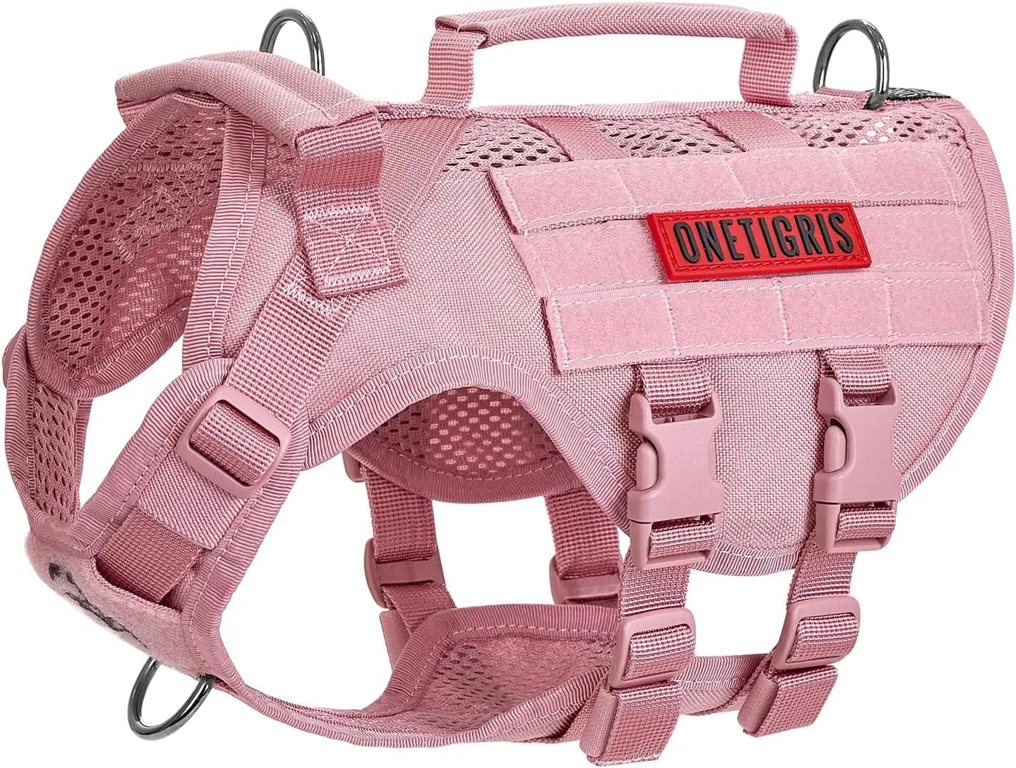 Tactical No-Pull Dog Harness – Mesh Military Vest with Handles for S -XL Dogs