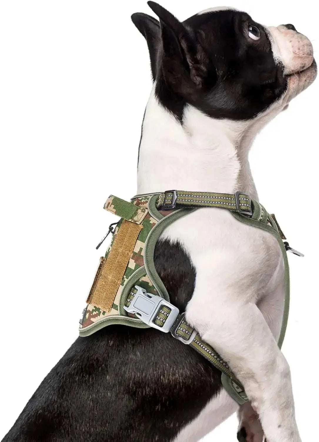 Tactical No-Pull Dog Harness with Handle, Reflective Adjustable Training Vest