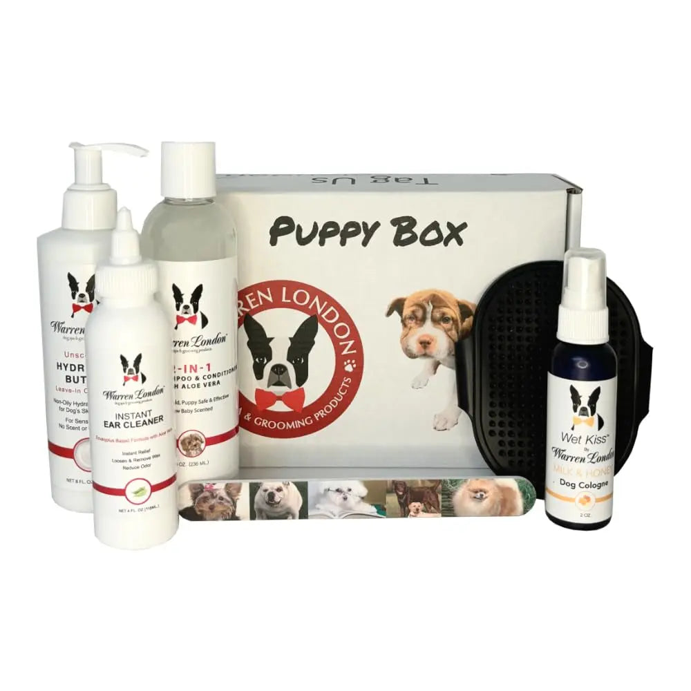 Warren London Puppy Gift Box – Complete Puppy Grooming & Care Starter Kit