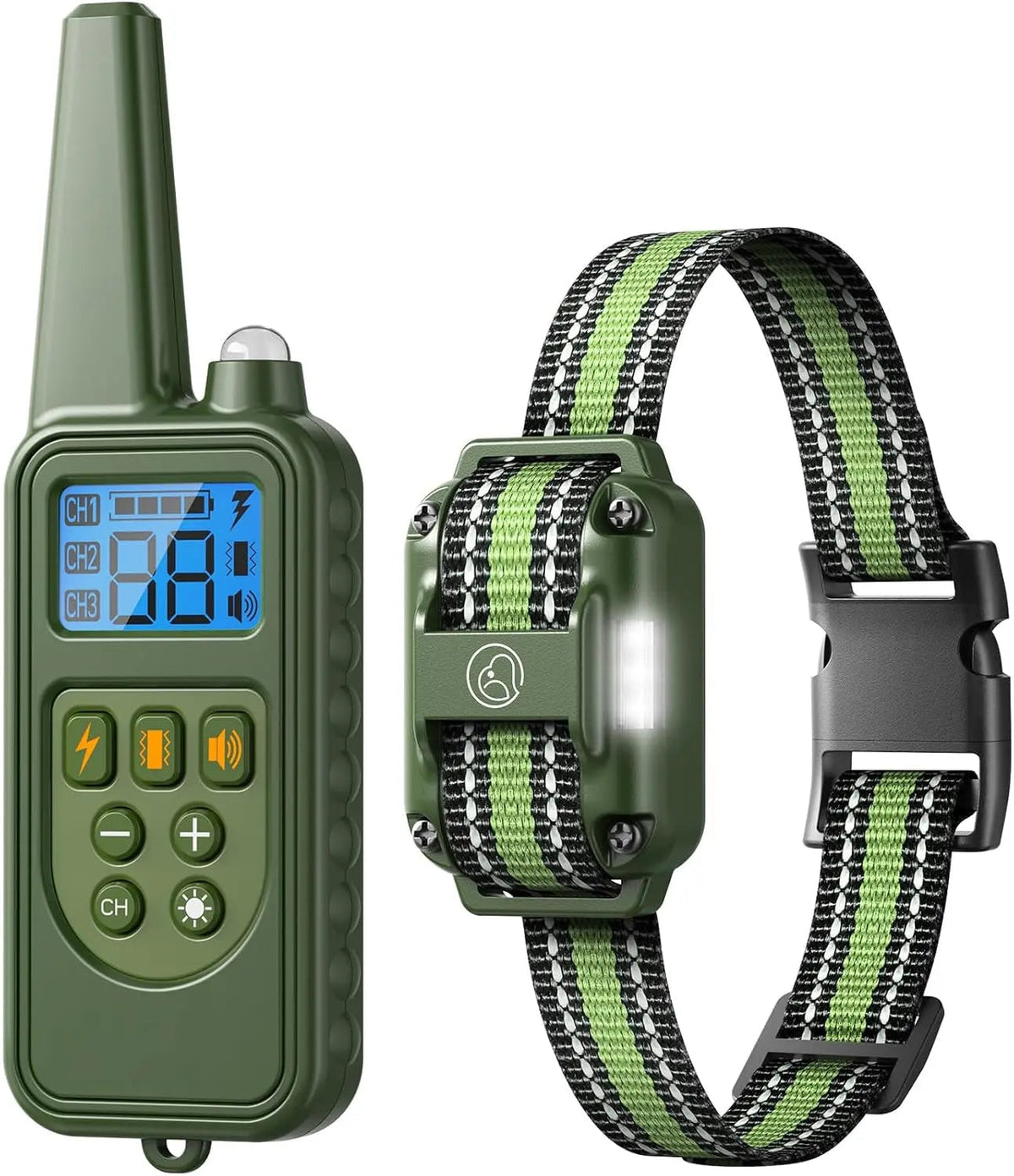 Waterproof Dog Training Collars for up to 3 Dogs 2600FT Remote IPX7 Rechargeable