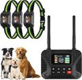 Wireless Dog Fence System for 3 Dogs 2.4GHz Waterproof Rechargeable