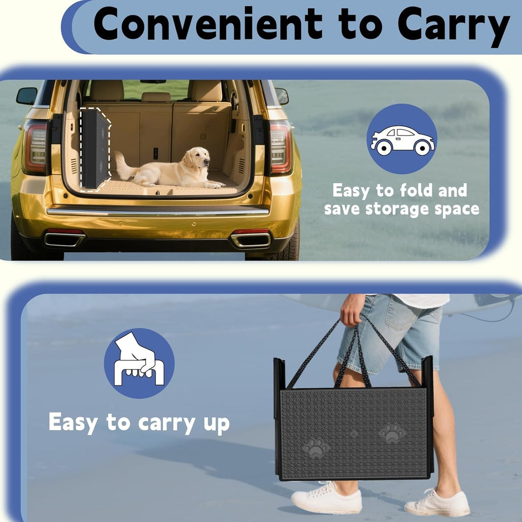 Dog Stairs for Car Foldable Pet Steps Heavy Duty Large Dogs 5 Step