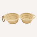 Tilley + Me Collapsible Double Pet Bowl – Lightweight & Portable for Travel